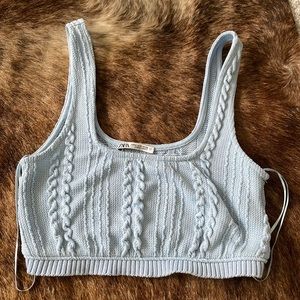 Zara knit crop